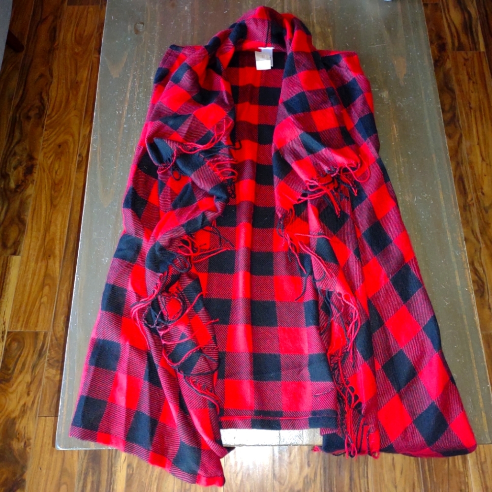Maurices buffalo plaid vest